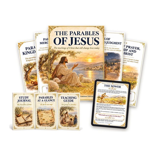 The 4 volumes plus the Study Journal, Parables at a Glance and Teaching Guide